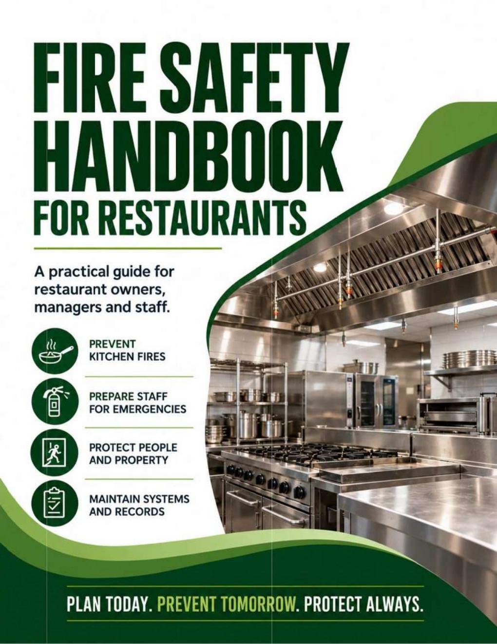 Fire Safety Handbook for Restaurants cover